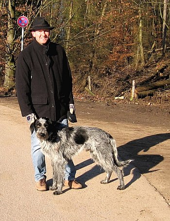Timo und Herrchen