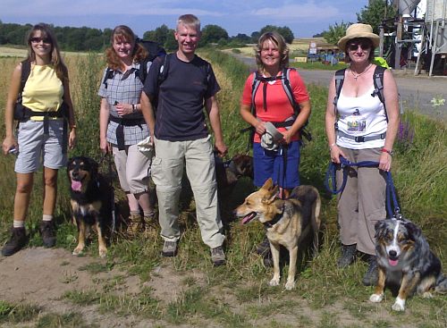 Ipa beim Wandern